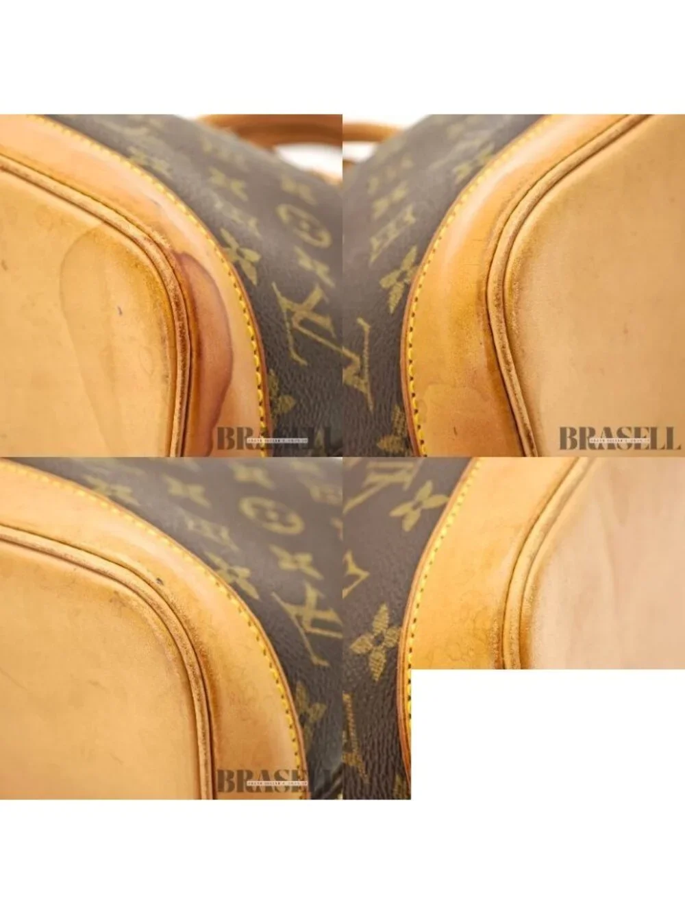 Louis Vuitton Alma Monogram Canvas Handbag